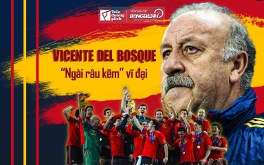 Triết lý huấn luyện của Vicente del Bosque - HLV xuất sắc nhất lịch sử Euro